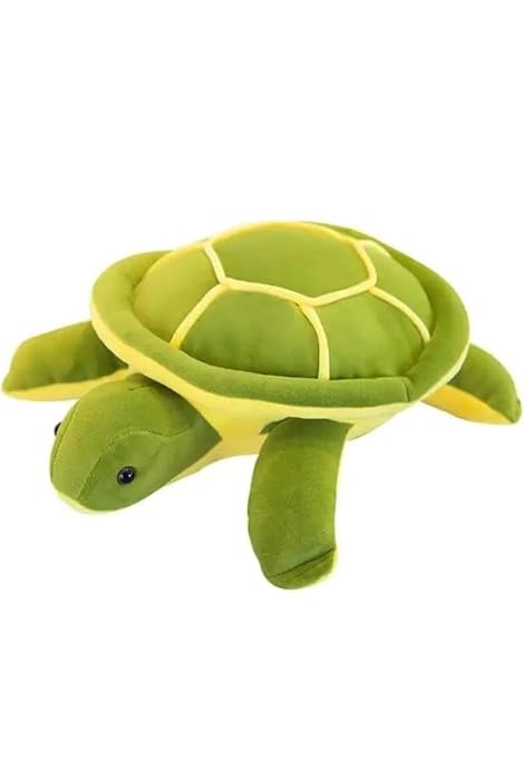 Cute Turtle Teddy Bear Soft Toy for Kids, Plush Tortoise Stuffed Animal, Super Soft Cuddly Green Turtle Plush Doll for Baby Boys & Girls, Hugable Gift Toy for Kids (Small (15 Inch))