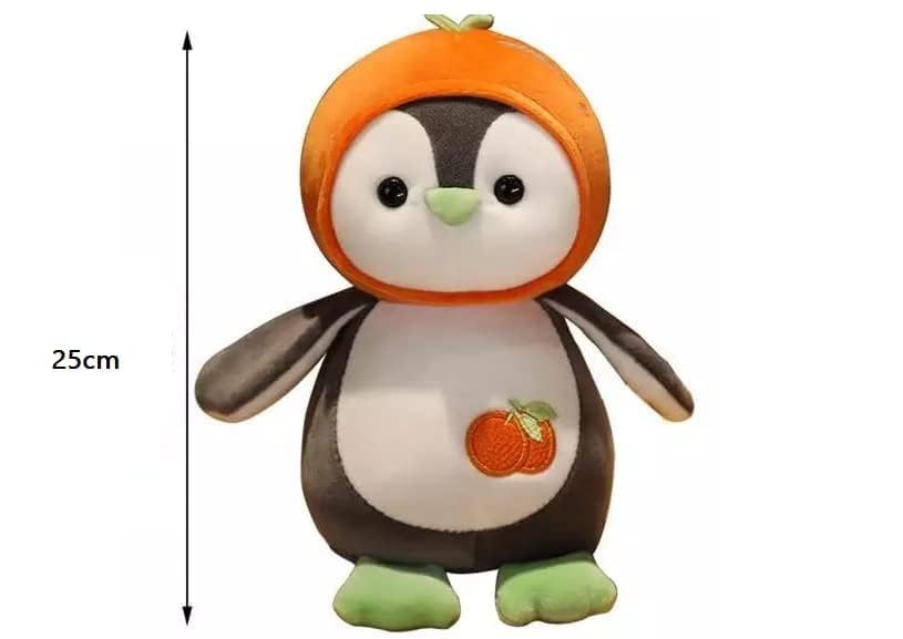 Fruit Penguin Orange 25cm Soft Toy Plush Toy | Stuffed Animal | Ultra Soft, Huggable & Cuddly Gift for Kids, Girls, Boys | Perfect for Birthday, Valentine’s Day