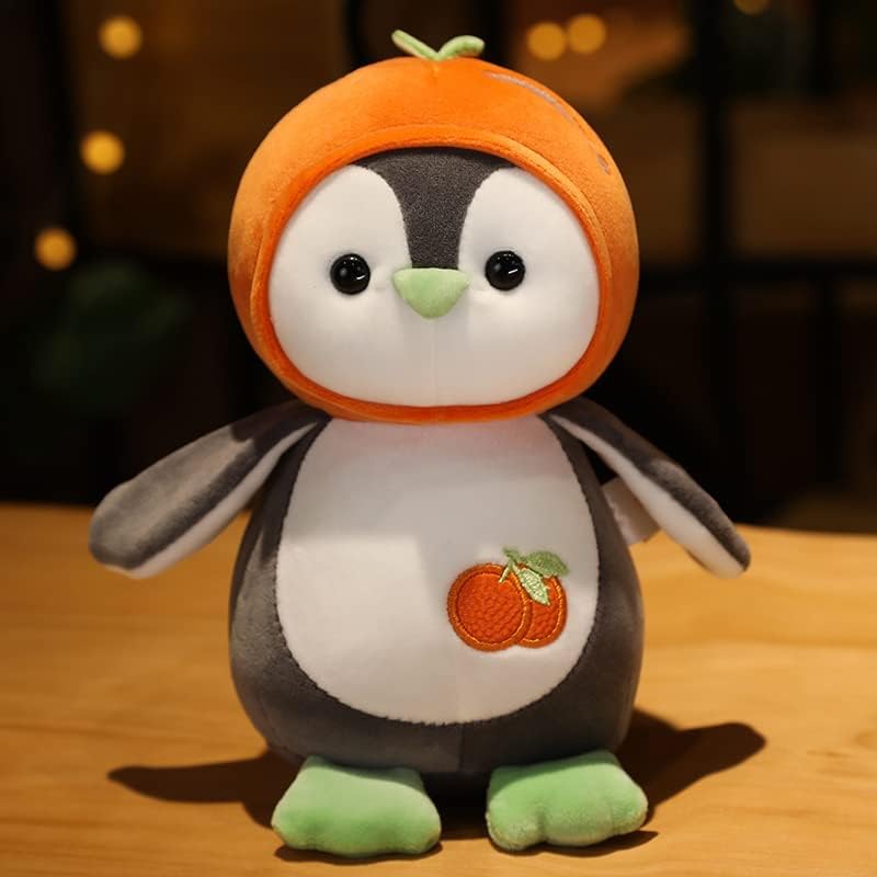 Fruit Penguin Orange 25cm Soft Toy Plush Toy | Stuffed Animal | Ultra Soft, Huggable & Cuddly Gift for Kids, Girls, Boys | Perfect for Birthday, Valentine’s Day