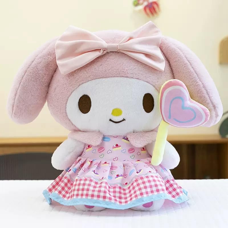 Cute Bunny Soft Toy Doll with Bow & Dress | Plush Stuffed Toy for Kids, Baby & Valentine Gift Purpose 30CM
