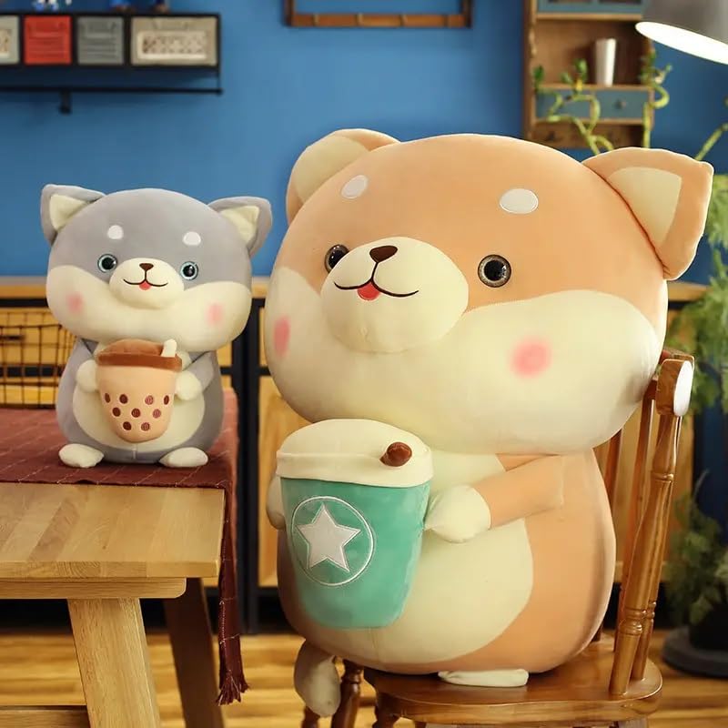Coffee Bear Plush Soft Toy for Kids Pet Kawai Stuffed Animal Plushie Cute Stuff Toys Doll Teddy Birthday Gifts for Friends Kids Boys Girls Decorative Multicolor 30cm