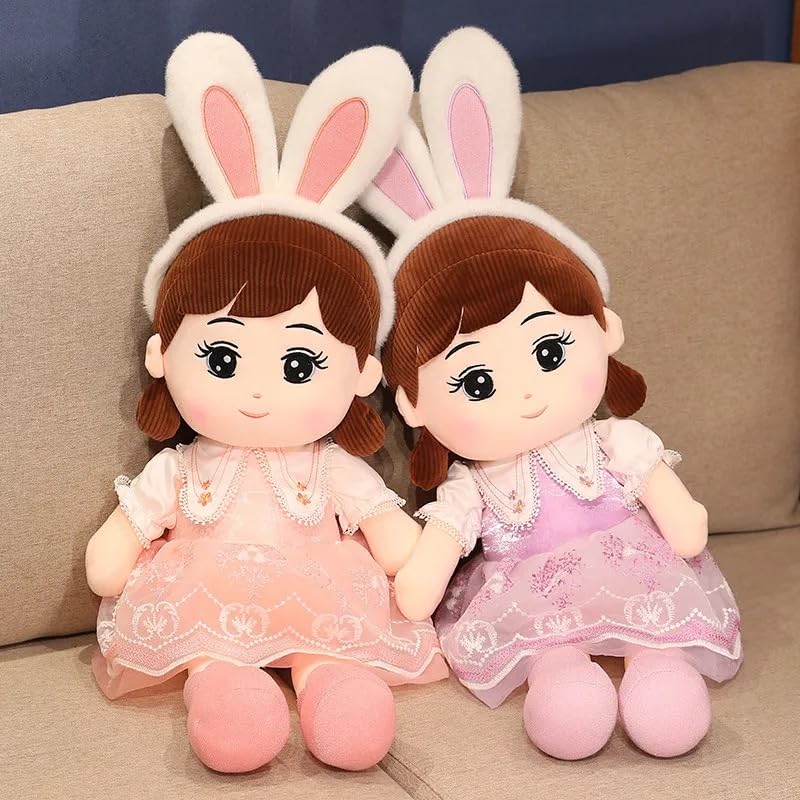 Super Soft Furry Wings Doll 50cm Single piece Pink Color
