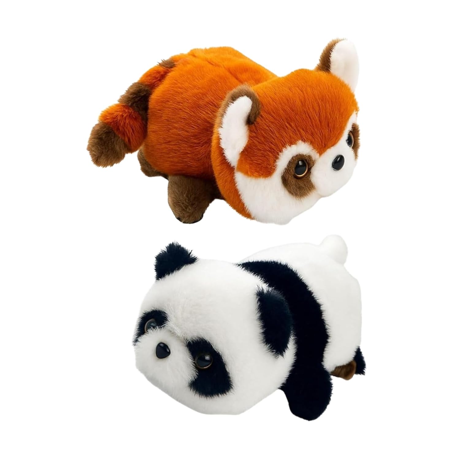 Reversible Panda & Fox Soft Toy 25 cm | Cute Flip Stuffed Animal | Ultra Soft Plush Toy for Kids & Gifts