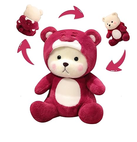 Soft Toys for Kids - Stuffed Animal Plush Soft Toy for Boys & Girls | Strawberry Bear 35 CM
