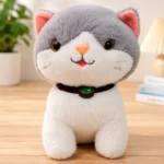 Cat Soft Toy – Cute and cuddly cat soft toy made with premium plush fabric, featuring a soft texture, adorable design, and fluffy filling, perfect for kids, gifting, cuddling, and room decoration.