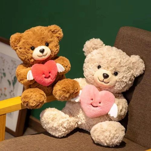 Heart Teddy Soft and Cute plushie, Best Gift for Love Ones, Valentine and Babies