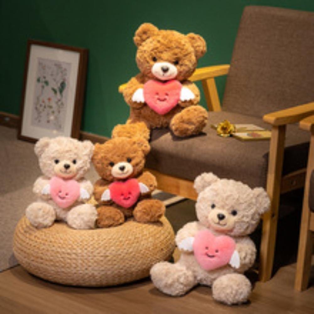 Heart Teddy Soft and Cute plushie, Best Gift for Love Ones, Valentine and Babies