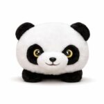 Interactive Panda Teddy Bear Vibrating Panda Ball Toy with Music Talk Back Feature Soft Plush Panda USB Type-C Rechargeable Educational Sensory Toy for Babies Toddlers