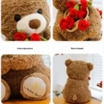 Ouqrose Buet Teddy Bear Soft Plush Teddy Bear for Kids, Gifts and Home Décor