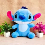 Stitch Soft Toy Plush Toy for Kids – Cute blue Stitch plush toy made from ultra-soft fabric, perfect for cuddling, playtime, room decoration, and gifting for kids.