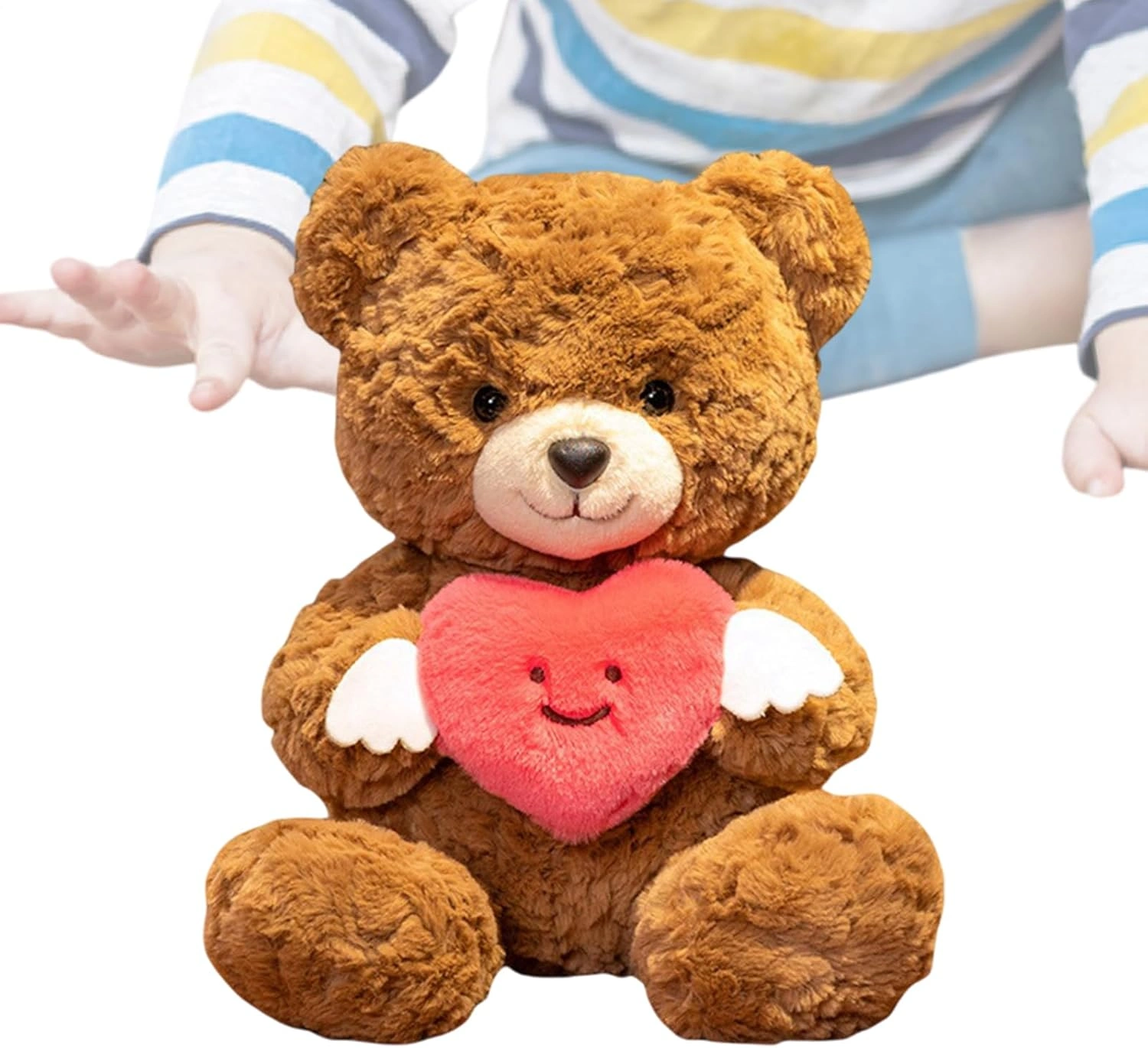 teddy bear and heart with Winged 35cm